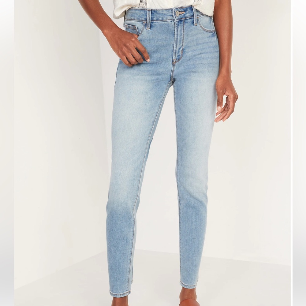 Old Navy: High-Waisted Power Slim Straight Jeans For Women